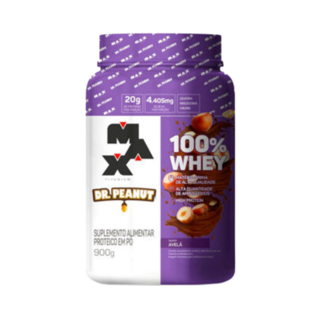 100% Whey Max Titanium x Dr. Peanut (900g)