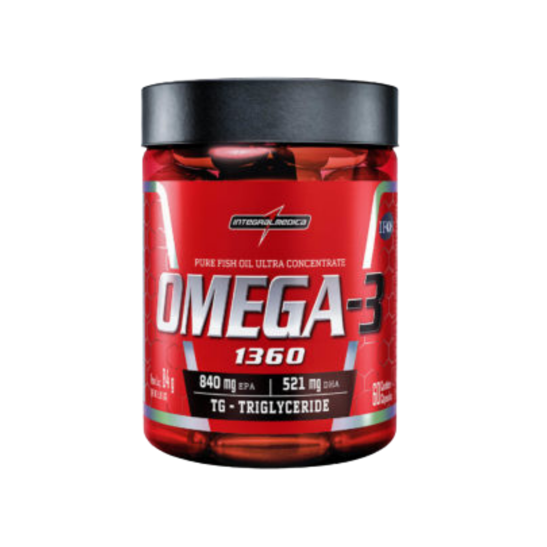 Ômega 3 Concentrado 1.360mg com Vitamina E (60 caps)