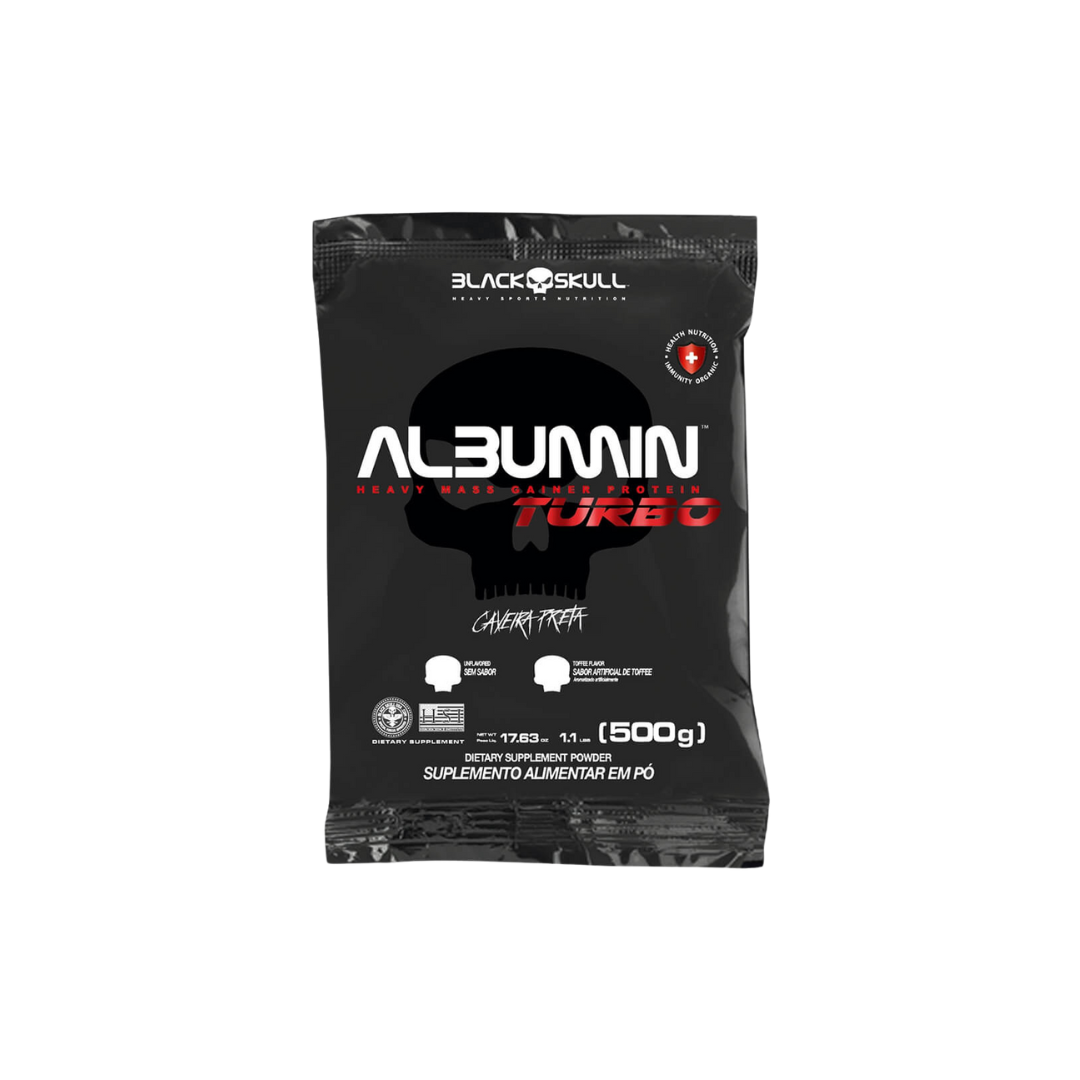 Albumin Turbo Refil (500g) com Sabor